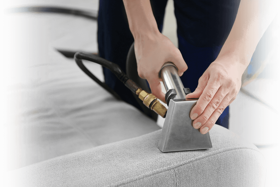 Imperial Deep Cleaning Professional cleaning a sofa
